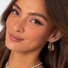 Lux Wide Hoop Earrings