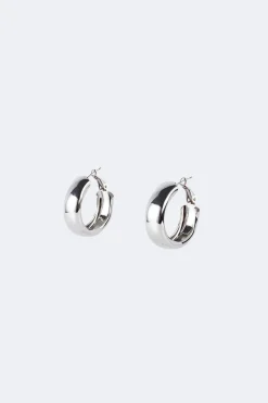 Lux Wide Hoop Earrings