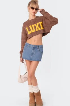 Luxe Cropped Sweater