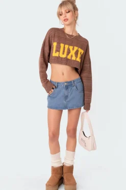 Luxe Cropped Sweater