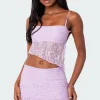 Lyra Open Back Lace Tank Top