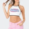 Mae Open-Back Halter Top