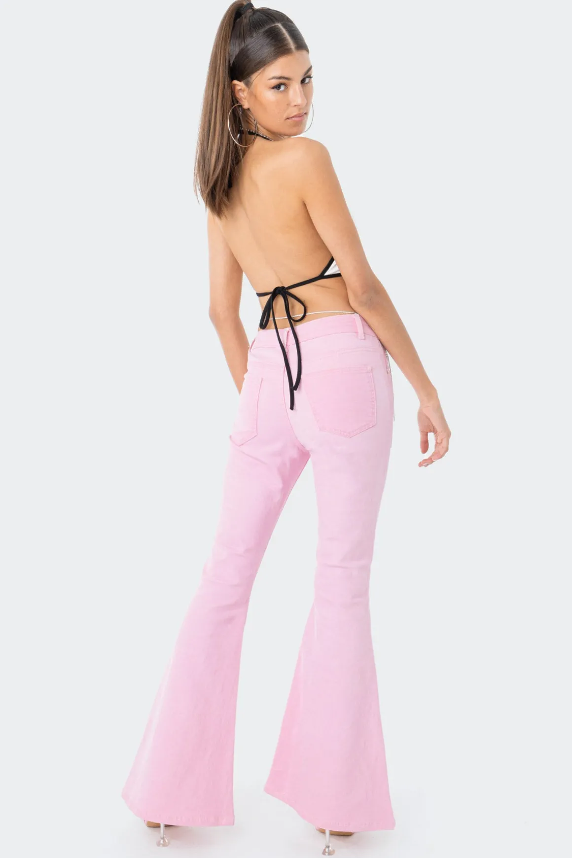 Mae Open-Back Halter Top