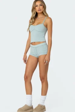 Maelle Pointelle Micro Shorts