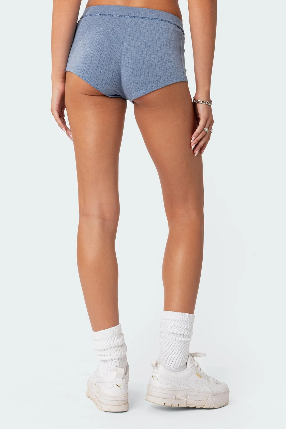 Maelle Pointelle Micro Shorts
