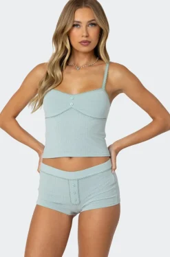 Maelle Pointelle Tank Top