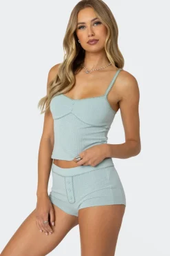 Maelle Pointelle Tank Top