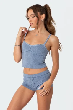 Maelle Pointelle Tank Top