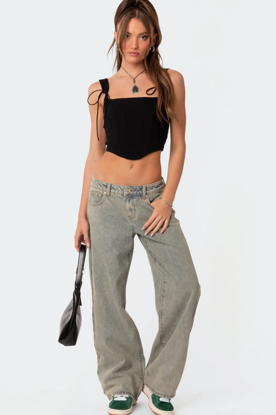 Magda Low Rise Acid Wash Jeans