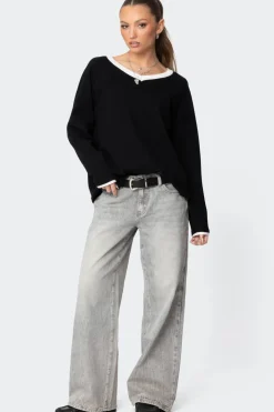 Magda Low Rise Acid Wash Jeans