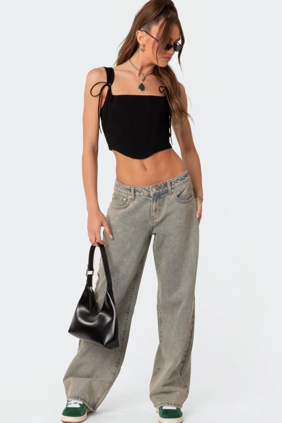 Magda Low Rise Acid Wash Jeans