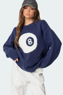 Magic 8 Oversized Chunky Knit Sweater