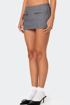 Magnolia Pinstripe Mini Skort