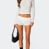 Maisley Sheer Lace Shorts