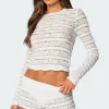 Maisley Sheer Lace Top