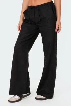 Maison Linen Look Pants