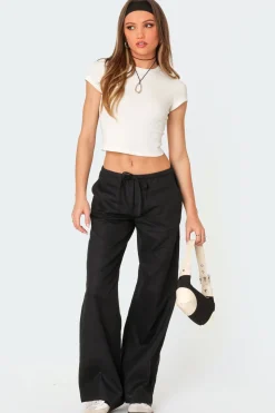 Maison Linen Look Pants