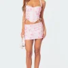 Makayla Printed Mini Skirt
