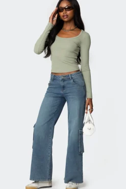 Makenna Scoop Neck Top