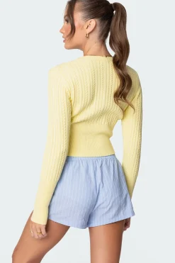 Mallory Cable Knit Sweater