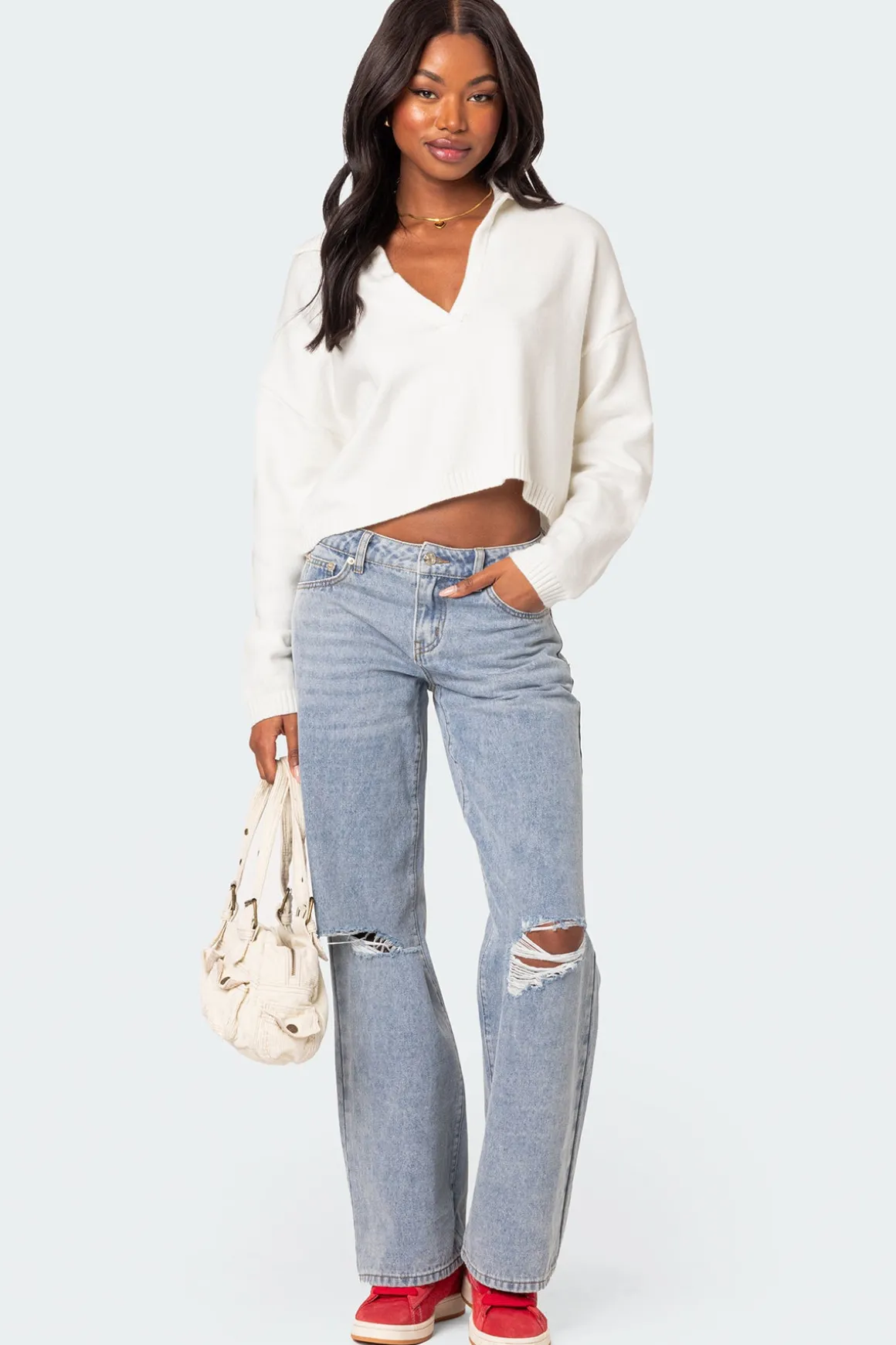 Marcie Oversize Cropped Sweater