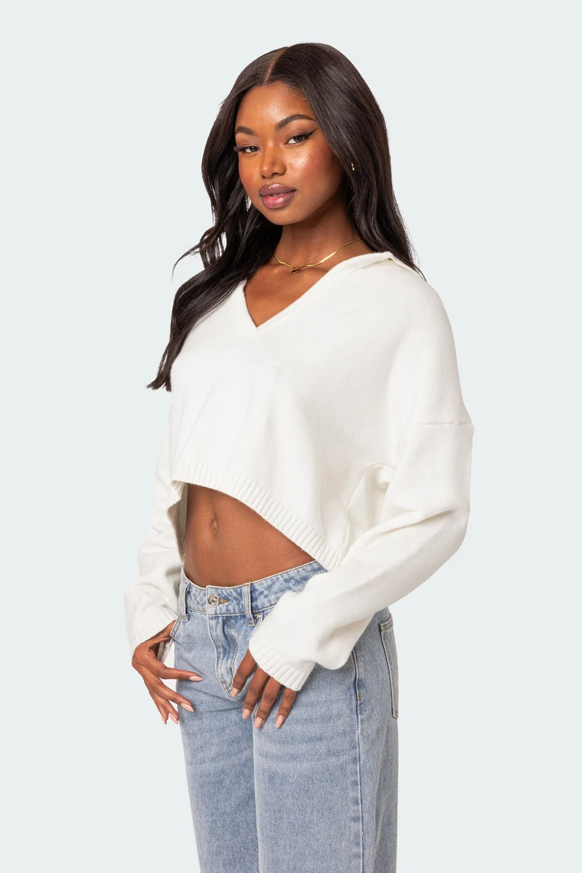 Marcie Oversize Cropped Sweater