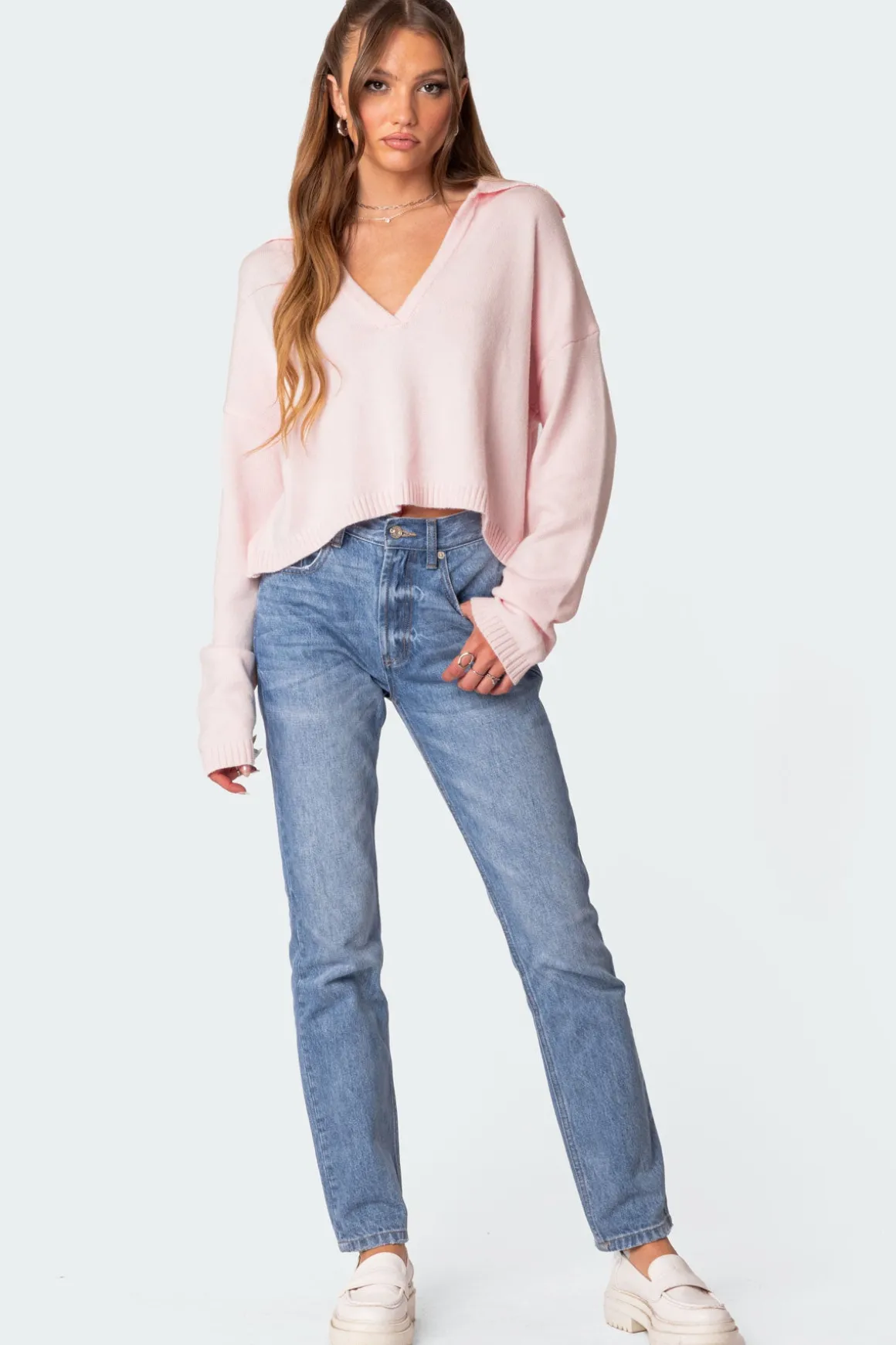 Marcie Oversize Cropped Sweater
