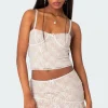 Maria Lace Cupped Tank Top
