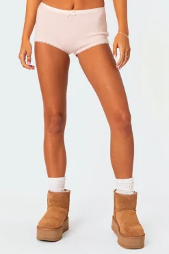 Mariana Pointelle Micro Shorts
