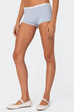 Mariana Pointelle Micro Shorts