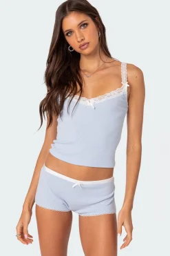 Mariana Pointelle Tank Top