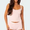 Mariana Pointelle Tank Top