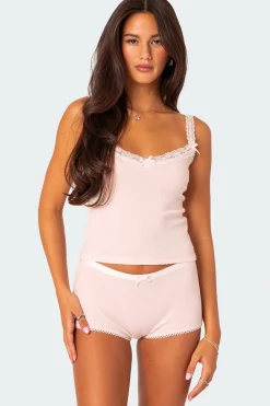 Mariana Pointelle Tank Top