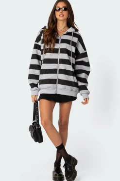 Maritza Oversized Zip Up Hoodie