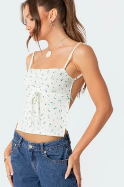 Marli Open Back Tank Top