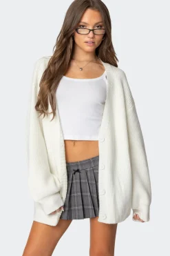 Mathilde Oversized V Neck Cardigan