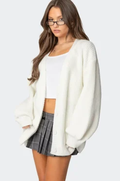 Mathilde Oversized V Neck Cardigan
