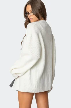 Mathilde Oversized V Neck Cardigan