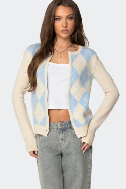 Maybelle Argyle Cardigan