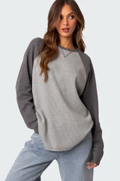 Me Time Oversized Waffle Top