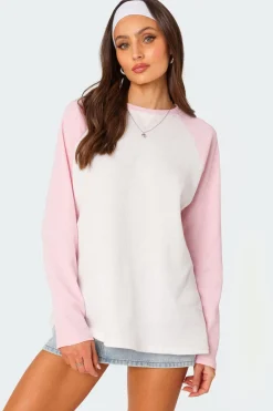 Me Time Oversized Waffle Top