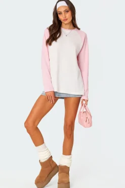 Me Time Oversized Waffle Top
