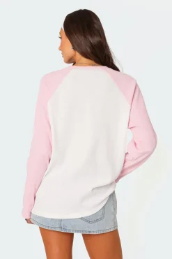 Me Time Oversized Waffle Top
