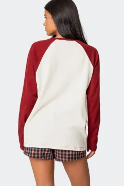 Me Time Oversized Waffle Top