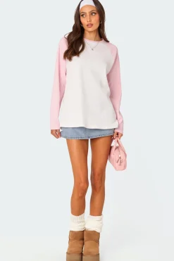 Me Time Oversized Waffle Top