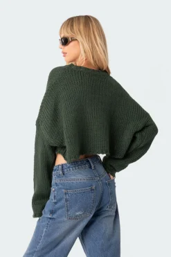 Mega Star Cropped Sweater