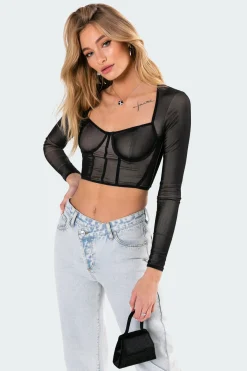 Megan Bodice Crop Top