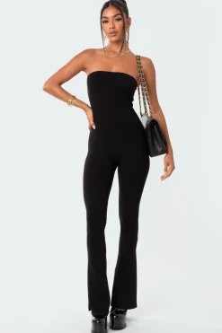 Melina Side Slits Flared Jumpsuit