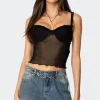 Mercy Sheer Mesh Bra Top