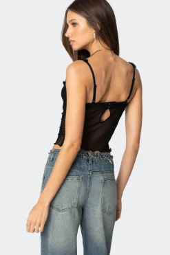 Mercy Sheer Mesh Bra Top